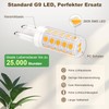 DiCUNO DiCUNO G9 LED Lampe warmweiß 2700K, LED Leuchtmittel 3W