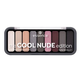 essence the Cool Nude Edition eyeshadow palette, eye shadow, no. 40 stone-cold nudes, multicoloured, 9 nude tones, colour-intensive, matte, shimmering, metallic, vegan, nanoparticle free (10 g)