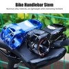 Bike Stem Long Adjustable CNC Handlebar Lightweight Hollow 31.8mm Bike