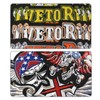 Large Embroidered Patch Biker Skull American Custom Iron On Back