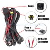 XtremeVision H1/H3/H7 HID Wiring Relay Harness, 12V 40A 35W/55W, Compatible