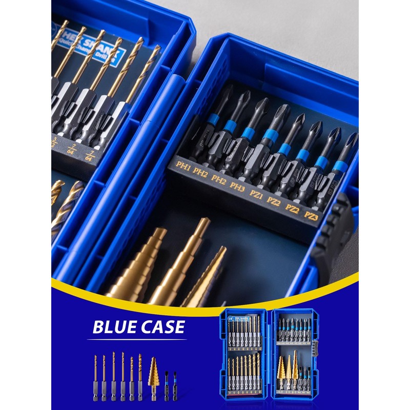 Handree 30pcs Impact Bit Set, Screwdriver Bit Set 11pcs, Hex
