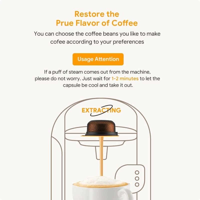 RECAFIMIL Capsulas tassimo reusable coffee compatible for tassimo Cápsula de