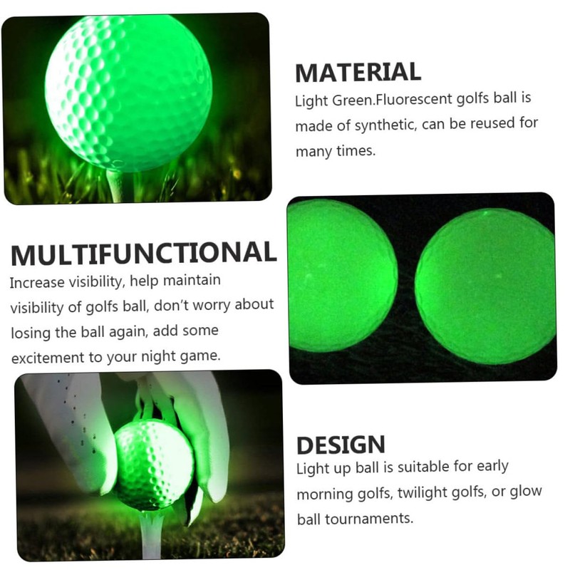 SUPVOX 6pcs Golf Training Balls Bulk Balls Light Absorption for