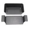 Meat Loaf Pans with Drain Tray Carbon Steel Excellent Heat
