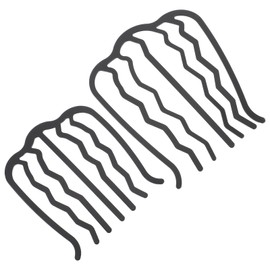 Baluue 2pcs u Shape Metal Hair Forks Side Combs for Women Elegant Hairpins for Updo Styling for Weddings Parties Daily Wear Versatile Hair Accessories for All Occasions