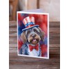 Caroline's Treasures Wirehaired Pointing Griffon Patriotic American Greeting Cards Pack