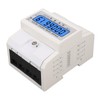 Digital Energy Meter, 3x127/220VAC Digital DIN Rail Electricity Meter Backlit
