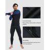 Lemorecn Wetsuit Top Men 3mm Neoprene Wetsuits Jacket Long Sleeve