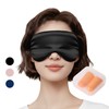 Blingco Silk Sleep Mask Blindfold Blackout Sleep Mask Deep Sleep Eye Mask Blackout Eye Mask Eye Warmer eye protection navy
