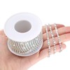 sourcing map 11 Yard Crystal Rhinestone Close Chain Trim, Crystal