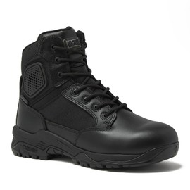 Magnum Strike Force 6" SZ WP Black Tactical Boots - Designed for Police, EMS, Security, Military, Hunting & Motorcycle w/Slip Resistant Michelin Outsole, 9
