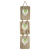Nicola Spring Hanging 3-Photo Frame - Fits Photo Size 4