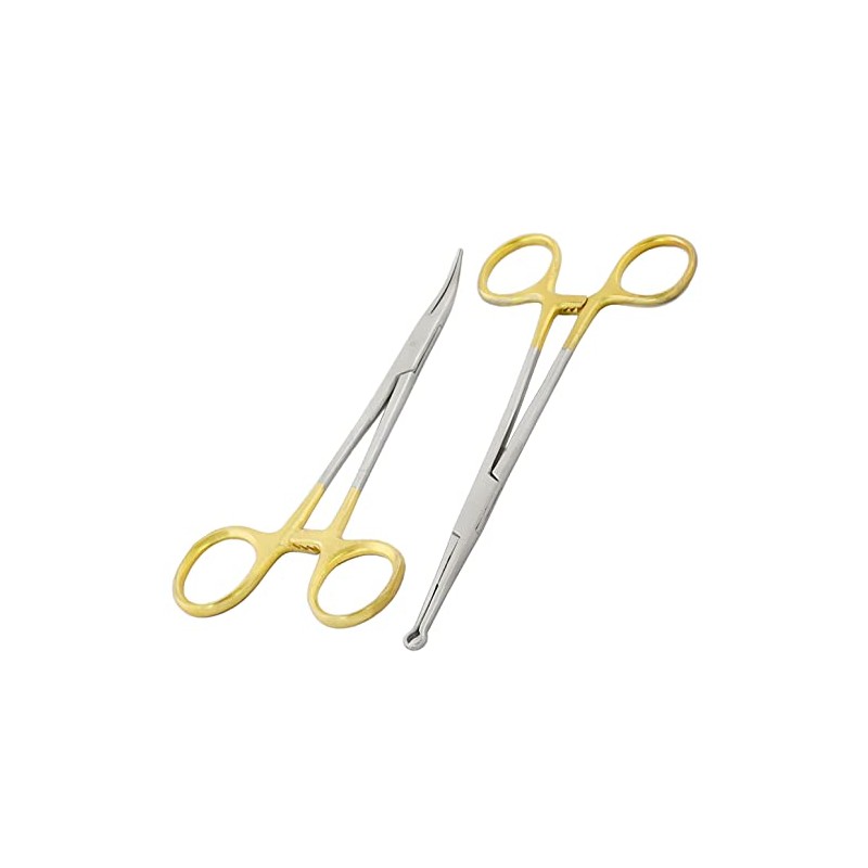 AAProTools No Scalpel Vasectomy Forceps Set Ring Fixation 14 cm