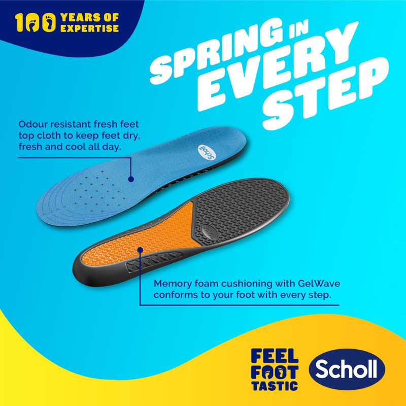 Scholl GelActiv Work & Boot Insoles for Women, All Day