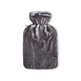 Premium Hot Water Bottle 1.8 Litres with High-Quality Supersoft Faux Fur Cover, with Extra Lining and Zip, TÜV Tested