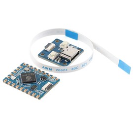 EC Buying RP2040-Tiny Development Board Kit with USB Port Adapter and FPC Cable Raspberry Pi RP2040 Dual Core Arm Cortex M0+ Processor Support C/C++ MicroPython for Arduino