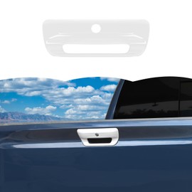 RT-TCZ Rear Trunk Door Tailgate Handle Cover Trim Decoration Accessories for Dodge Ram 2018 2019 2020 2021 2022 2023 2024,white