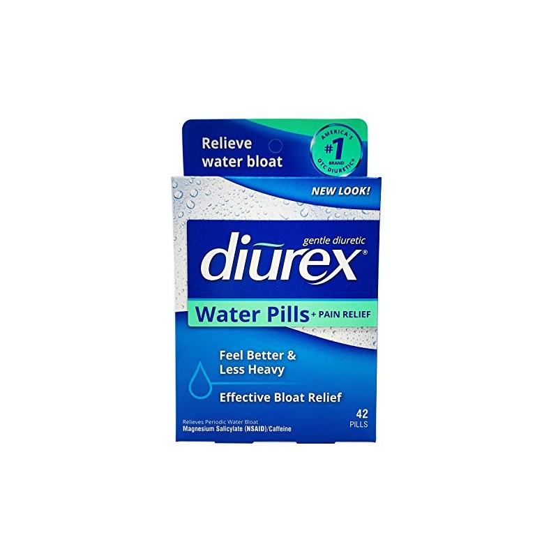 Diurex Water Pills, 42 Count Pills (Pack of 3)