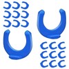 Qrity Pack of 20 Small Clip 1/4 Inch Locking Clips