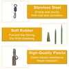 JSHANMEI 120pcs/box Carp Fishing Tackle Kit Bundle Safety Leader-Clips Quick