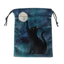 BANYUP Drawstring Dices Bag Astrolabes Divinations Tarots Card Bag Board Game Mini Flannelette Jewelry Packaging Storage Pouch Mini Drawstring Bags