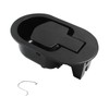 Biaungdo Metal Recliner Handle Replacement Parts, Black Aluminum Alloy Handle