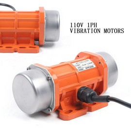 120W 110V Vibration Motor Single Phase Vibrating Motor Aluminum Alloy 3450RPM