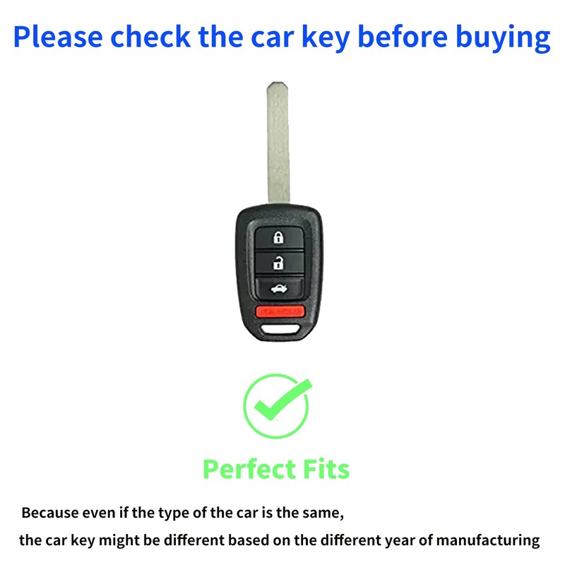 LCXJMWKL Funda para llave Honda, compatible con Accord Civic CR-V