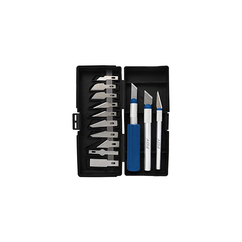 Foy JEX13 Juego de exactos con mango de aluminio, 13