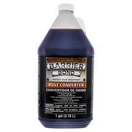 Barrier Bond - Rust Off - Professional Rust-Converter Coating -1 Gallon Bottle of Premium Rust Convertor Coating - Anti-Rust Protection for Underbody Rustpoofing Converts Rust to Inert Black Barrier