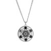 UNIFT Metatron’s Cube Pendant Necklace For Men Women Stainless Steel Geometric Style Hollow Out Seals of Archangel Necklace Spiritual Healing Talisman Jewelry, One Size, Stainless Steel, No Gemstone