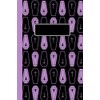 Coffin notebook - Black & Purple