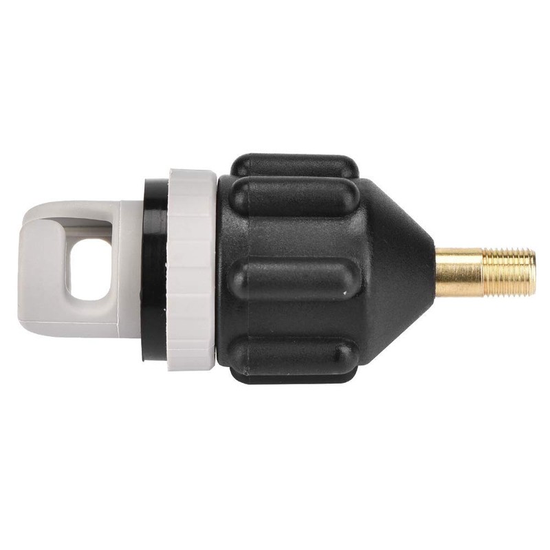 VGEBY Inflatable Pump Adapter SUP Boat Valve Adapter Black