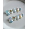 [Summer Scent Solsol] Goldfish Tank Handmade Nail Tips Summer Nails