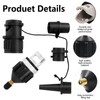 Sup Ventil Adapter Aufblasbarer Adapter, ‎Schlauchboot Ventiladapter mit 4 Stück