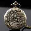 Nostalgia Movie Theme Design Alloy Quartz Pocket Watch with Necklace