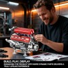 Reobrix V8 Engine Model Kit that Runs, 1101 PCS 8-Cylinder
