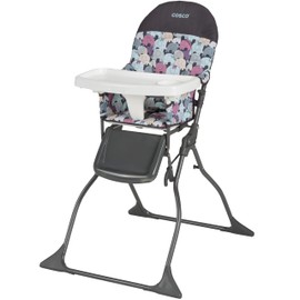 Cosco Kids Highchair for Baby, Simple Foldable High Chair, Convenient, Lightweight, and Compact Design, Elephant Puzzle