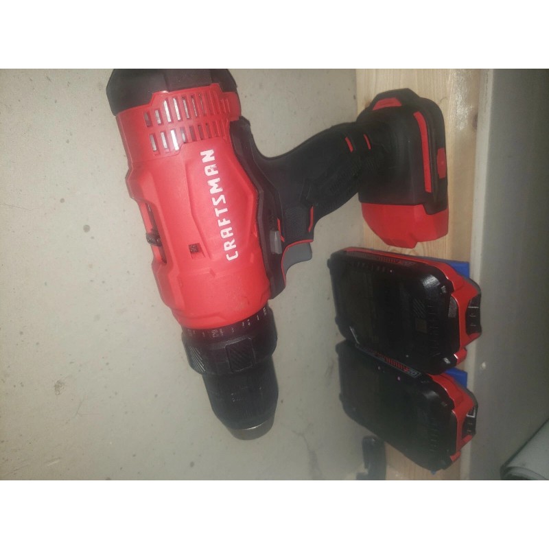 CRAFTSMAN 20V BATTERY AND TOOL MOUNT / HANGER / HOLDER