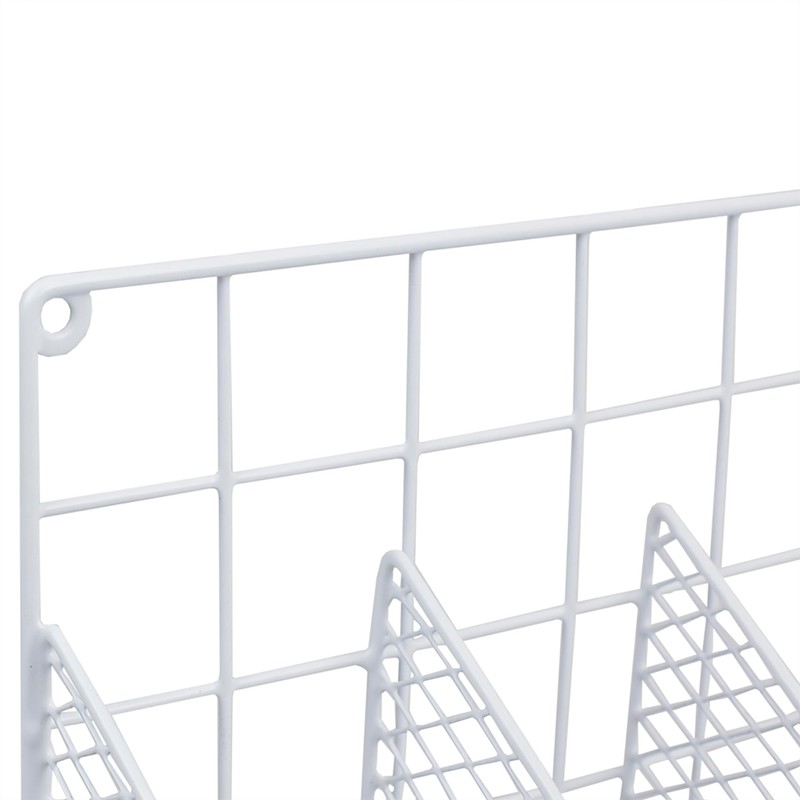 Home Basics Organizer Rust Resistant, Perfect for Food Storage, Silver