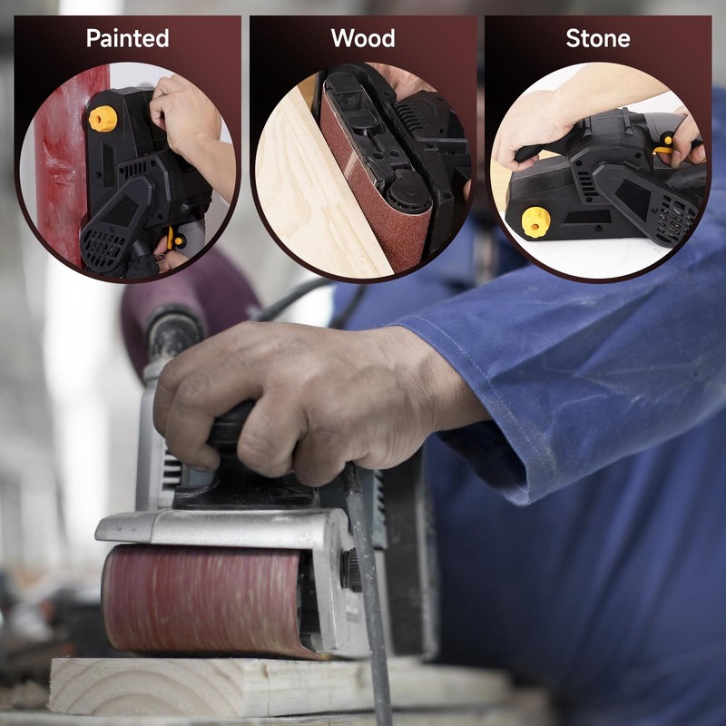 STEBRUAM Sanding Belt 75 x 457 Grit 40 Pack of