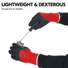 Vgo... Thermal Winter Work Gloves Palm Latex for Freezer Gardening