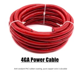 2300W Power 4 Gauge Amp Amplifier Kit Install Wire Subwoofer Cables Complete Set