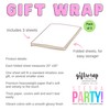 Stesha Party Rustic Winter Holiday Wrapping Paper - Folded Flat