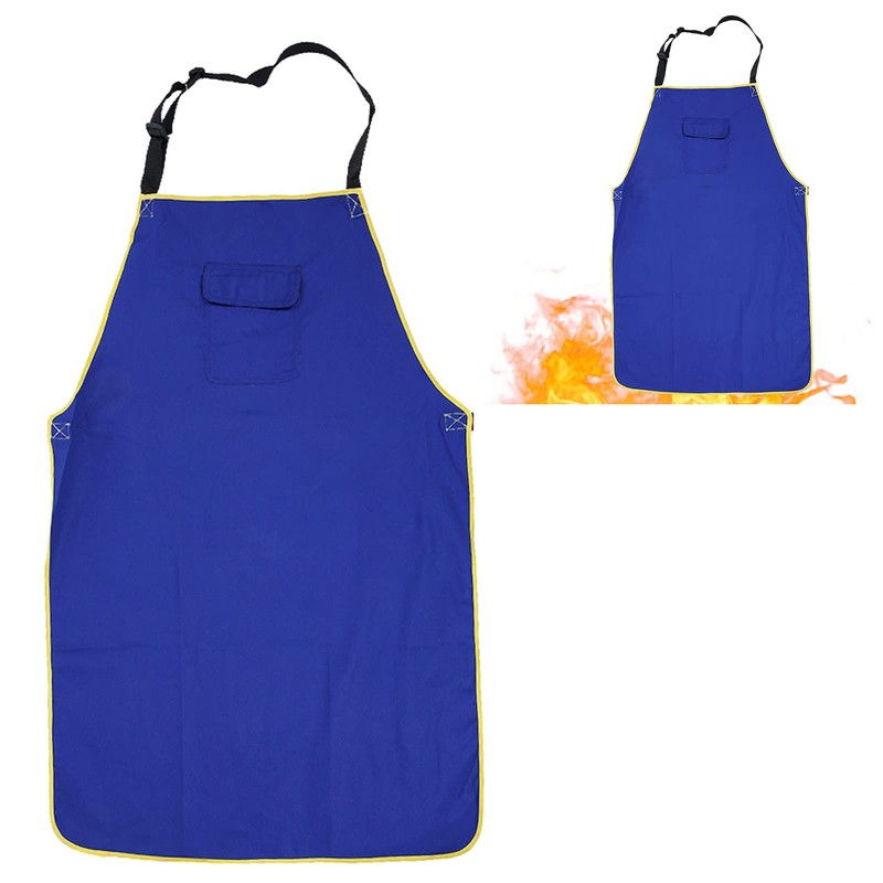 HELEVIA Flame Retardant Welding Apron Fire Resistant Safety Welder Work