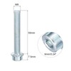 sourcing map M8x55mm Hex Socket Head Cap Screws, 10Pcs Carbon