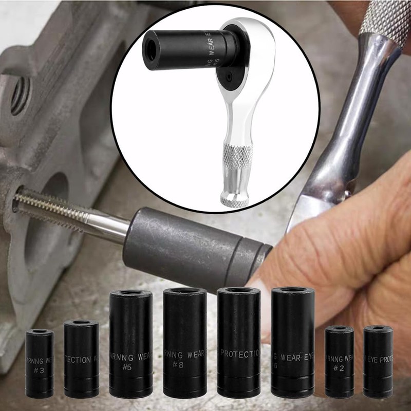 Yakamoz Tap Socket Set, 8 Pcs Tap Socket Wrench Set