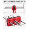 DAYDOOR 6.7'' Self Centering Doweling Jig, Wide Capacity Dowel Jig