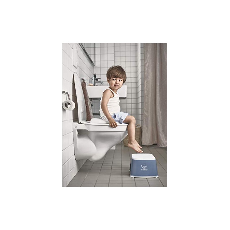 BabyBjörn Step Stool, Deep Blue/White